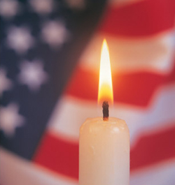 candle flag